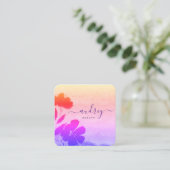 moderne elegante professionele ceo , stijlvolle ch vierkante visitekaartje (Staand voorkant)