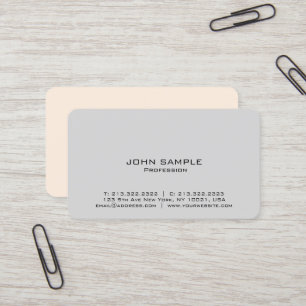 Moderne, elegante professionele, eenvoudige blauw  visitekaartje