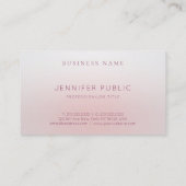 Moderne Elegante Professionele Eenvoudige Chic Sja Visitekaartje (Achterkant)