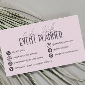 Moderne Elegante Professionele Evenementenplanner Visitekaartje