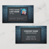 Moderne, elegante professionele glitter Makeup art Visitekaartje (Voorkant / Achterkant)