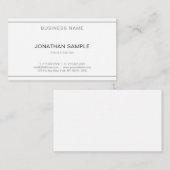 Moderne, elegante professionele laptop met eenvoud visitekaartje (Voorkant / Achterkant)