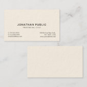 Moderne Elegante Professionele Luxe Signature Crea Visitekaartje (Voorkant / Achterkant)