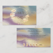 Moderne elegante professionele macroons kleurrijk klantenkaartje (Voorkant / Achterkant)