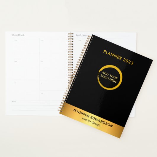 Moderne elegante professionele ontwerper voor zwar planner (Display)