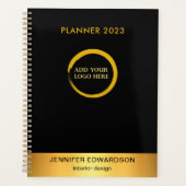 Moderne elegante professionele ontwerper voor zwar planner (Voorkant)