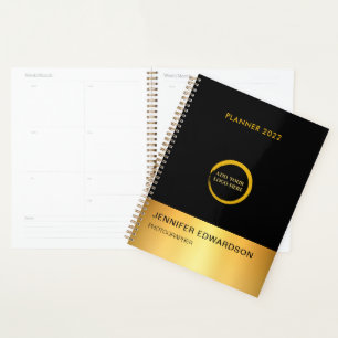 Moderne elegante professionele ontwerper voor zwar planner
