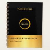 Moderne elegante professionele ontwerper voor zwar planner (Voorkant)