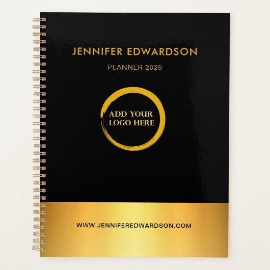 Moderne elegante professionele ontwerper voor zwar planner (Voorkant)