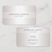 Moderne, elegante, professionele Sjabloon van Faux Visitekaartje (Voorkant / Achterkant)