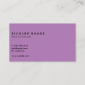 Moderne, elegante professionele speelplaats visitekaartje (Achterkant)