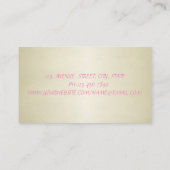 Moderne elegante professionele streepjes visitekaartje (Achterkant)