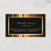 Moderne, elegante professionele Stripes Loyalty Ka (Achterkant)