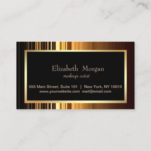 Moderne, elegante professionele Stripes Loyalty Ka (Achterkant)