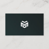 Moderne elegante professionele Visitekaartjes logo (Achterkant)