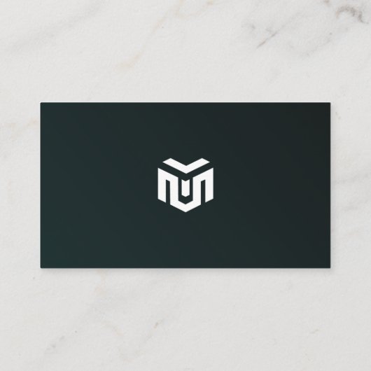 Moderne elegante professionele Visitekaartjes logo (Achterkant)