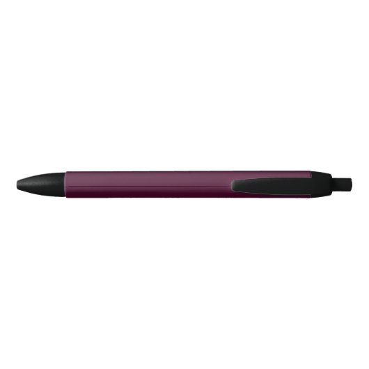 Moderne Elegante Professionele Wijnrode Kleur Zwarte Inkt Pen (Achterkant)