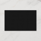 Moderne elegante professionele witte vierkanten pa visitekaartje (Achterkant)