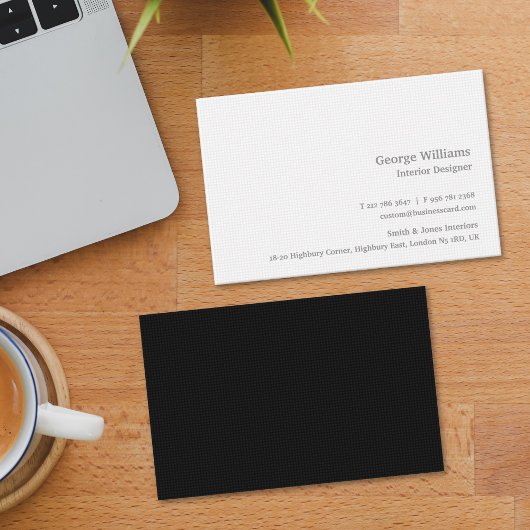 Moderne elegante professionele witte vierkanten pa visitekaartje