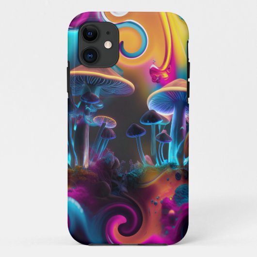 MODERNE ELEGANTE PSYCHEDELISCHE ARTISTIEKE PADDENS Case-Mate iPhone CASE (Achterkant)
