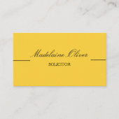 Moderne Elegante QR Code Solicitor Professional Visitekaartje (Voorkant)