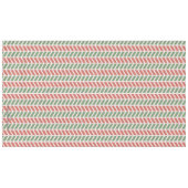Moderne elegante rode groene pastel Kerstmis Tafelkleed (Voorkant (Horizontaal))