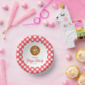 Moderne Elegante Rode Pizza Party Verjaardagsfeest Papieren Kommen (Feest)