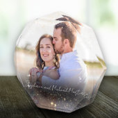 Moderne Elegante Romantische Sterren Keepsake Foto