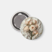 Moderne Elegante Roos Flo Ontwerp Magneet (Voorkant / Achterkant)