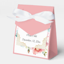 Moderne Elegante Roze Bloemen Nikah Moslim Uitnodi