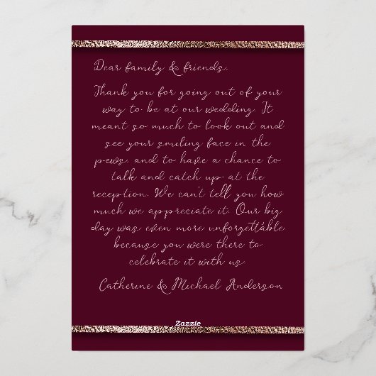 Moderne Elegante Roze Gouden Glitter Bloem en Bour Folie Uitnodiging (Achterkant)