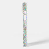 Moderne Elegante Roze Gouden Glittersequins Case-Mate iPhone Case (Achterkant / Links)