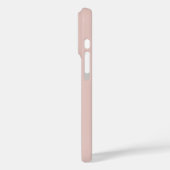 Moderne Elegante Roze Goudkleurige Monogram Initia Case-Mate iPhone Case (Achterkant / Links)