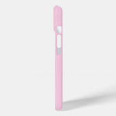 Moderne Elegante Roze Monogram Initiaal Case-Mate iPhone Case (Achterkant / Links)