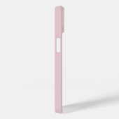 Moderne Elegante Roze Roze Zwart Monogram Initiale Case-Mate iPhone Case (Achterkant / Rechts)