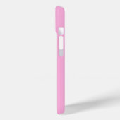 Moderne Elegante Roze Witte Monogram Eerste Letter Case-Mate iPhone Case (Achterkant / Links)