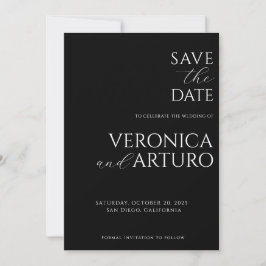Moderne Elegante Save The Date Kaart
