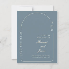 Moderne Elegante Save the Date Trouwkaart Kaart