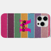 Moderne elegante schattige eenvoudige glanzend Case-Mate iPhone case (Achterkant (horizontaal))