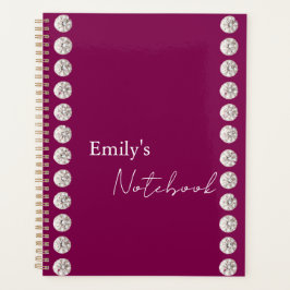 Moderne elegante schattige eenvoudige glanzend planner