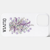 Moderne elegante schattige meisjesachtige simpele Case-Mate iPhone case (Achterkant (horizontaal))