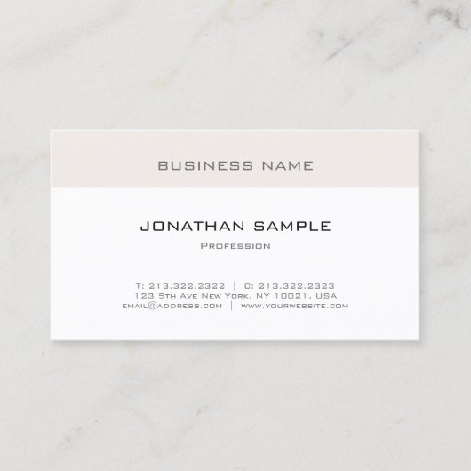 Moderne, elegante, schone ontwerplaptop voor profe visitekaartje (Voorkant)