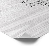 Moderne Elegante Schoonheidssalon prijslijst Poster (Hoek)