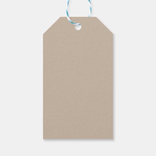 Moderne Elegante Script Bedankt  Cadeaulabel (Achterkant)