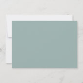 Moderne Elegante Script Foto Doop Bedankkaart (Achterkant)
