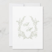 Moderne Elegante Script Foto Overlay Save The Date (Achterkant)