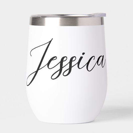 Moderne elegante script gepersonaliseerde naam (Links)