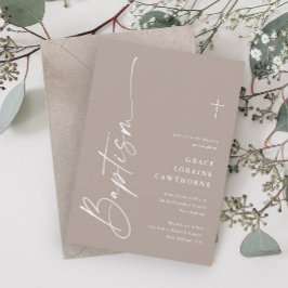 Moderne Elegante Script Geslachtsneutrale Boho Doo Kaart