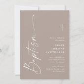 Moderne Elegante Script Geslachtsneutrale Boho Doo Kaart (Voorkant)