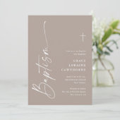 Moderne Elegante Script Geslachtsneutrale Boho Doo Kaart (Staand voorkant)